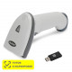 Беспроводной сканер штрих-кода MERTECH CL-2200 BLE Dongle P2D USB White в Астрахани