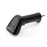 Проводной сканер штрих-кода MERTECH NS031 Ai 2Core P2D USB, USB эмуляция RS232 черный, 2м кабель