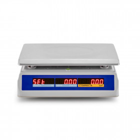 Торговые настольные весы M-ER 329 AC-15.2 IP68 "Fisher" LED