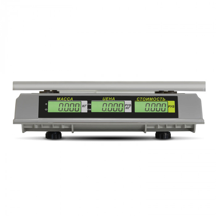 Торговые настольные весы M-ER 326 AC-15.2 "Slim" LCD Белые в Астрахани